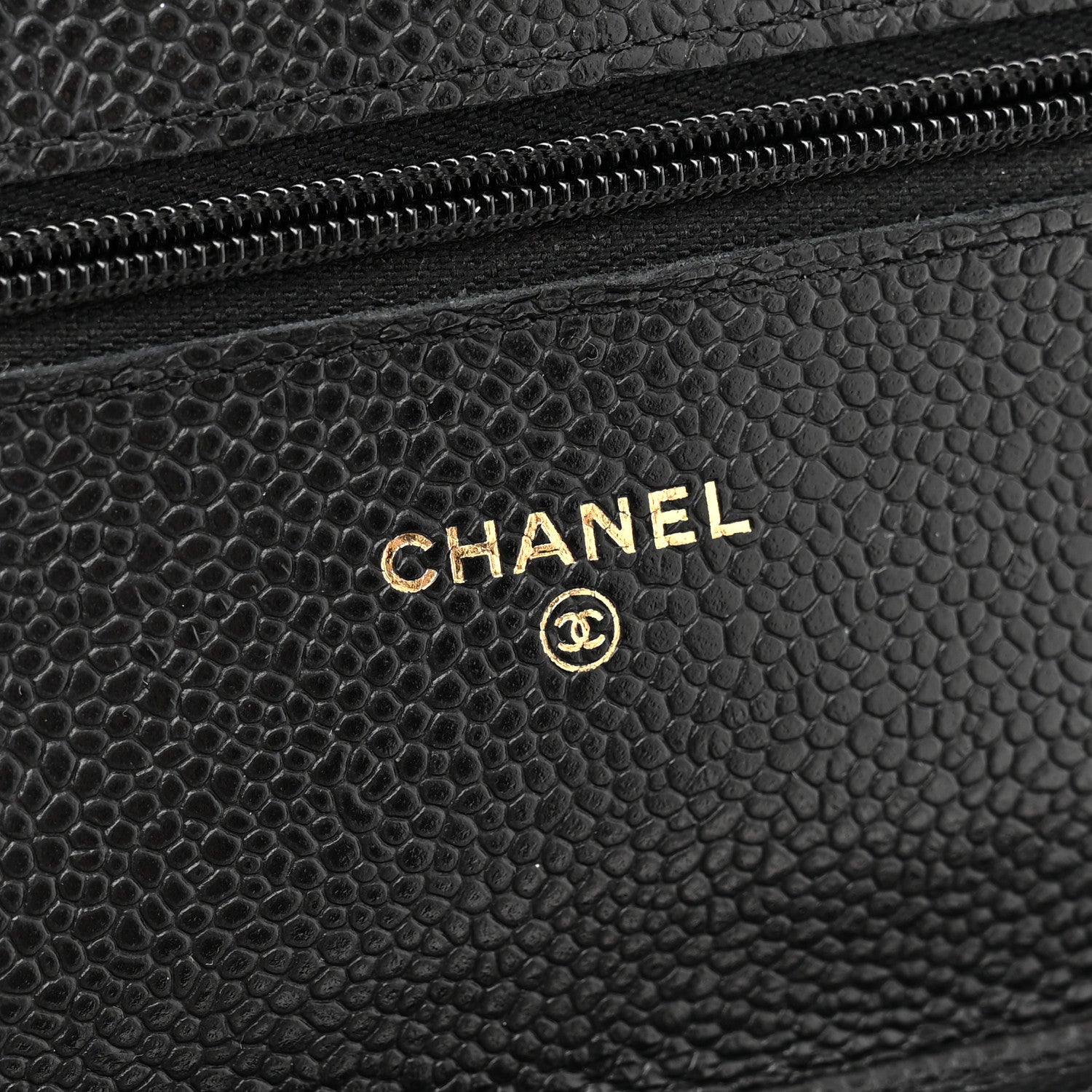 Chanel Caviar Quilted Wallet On Chain WOC Black 6 of 11