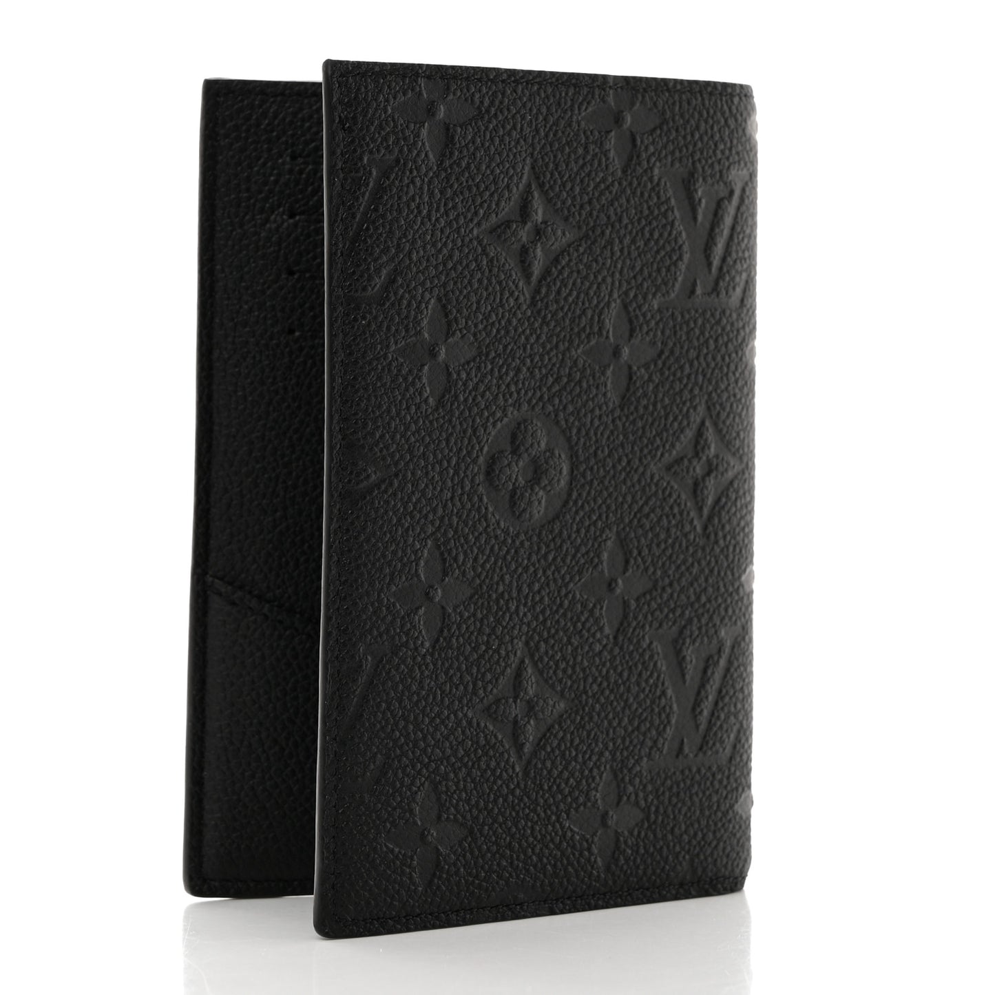 Empreinte Monogram Passport Cover Black