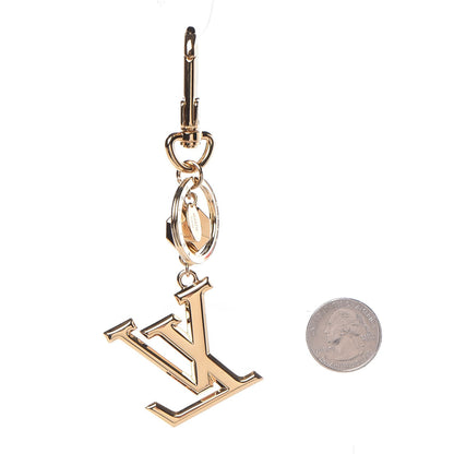 Louis Vuitton LV Facettes Bag Charm Key Holder Gold 2 of 2