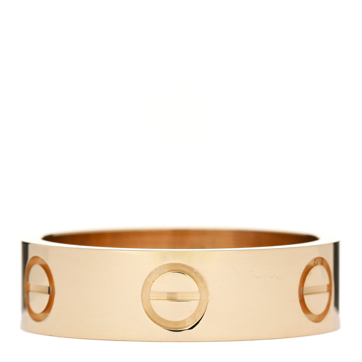 18K Yellow Gold 5.5mm LOVE Ring 53 6.5