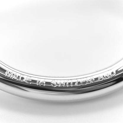 Hermes Palladium Knot Scarf Ring Silver 4 of 4