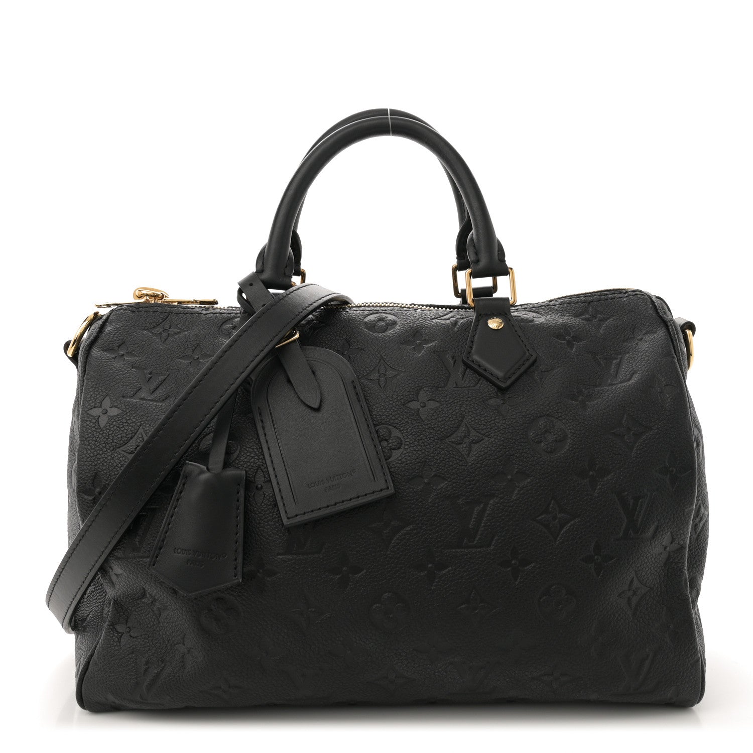 Louis Vuitton Empreinte Monogram Speedy Soft 30 Black 1 of 9