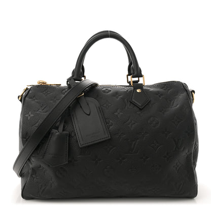 Louis Vuitton Empreinte Monogram Speedy Soft 30 Black 1 of 9