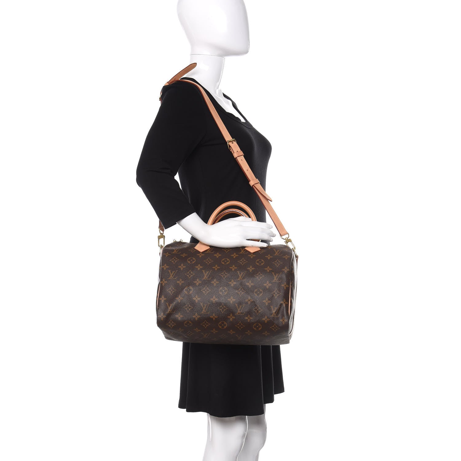 Louis Vuitton Monogram Speedy Bandouliere 30 2 of 12