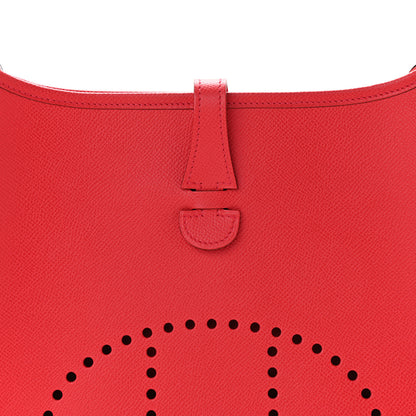 Hermes Epsom Evelyne PM Vermillion 7 of 9