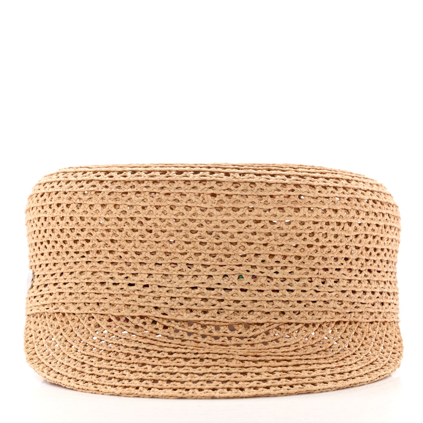 Raffia Braided Galatee Cap 58 Naturel