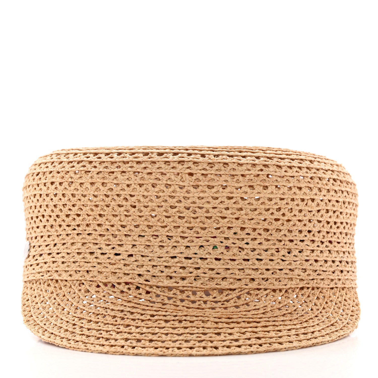Hermes Raffia Braided Galatee Cap 58 Naturel 3 of 9