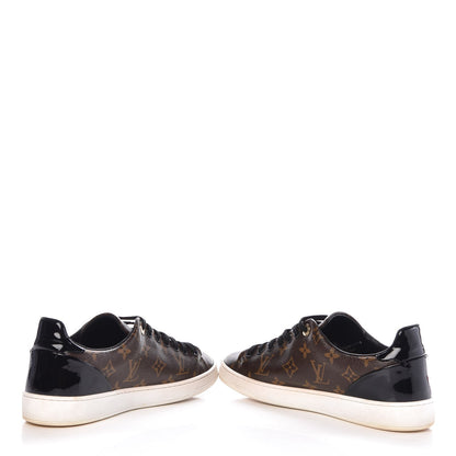 Louis Vuitton Patent Monogram Frontrow Sneakers 39 6 of 12
