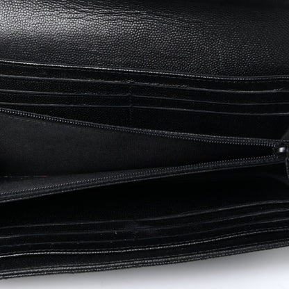 Chanel Caviar Quilted Boy Flap Wallet So Black 4 of 4