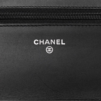 Chanel Caviar Timeless CC Wallet On Chain WOC Black 6 of 12