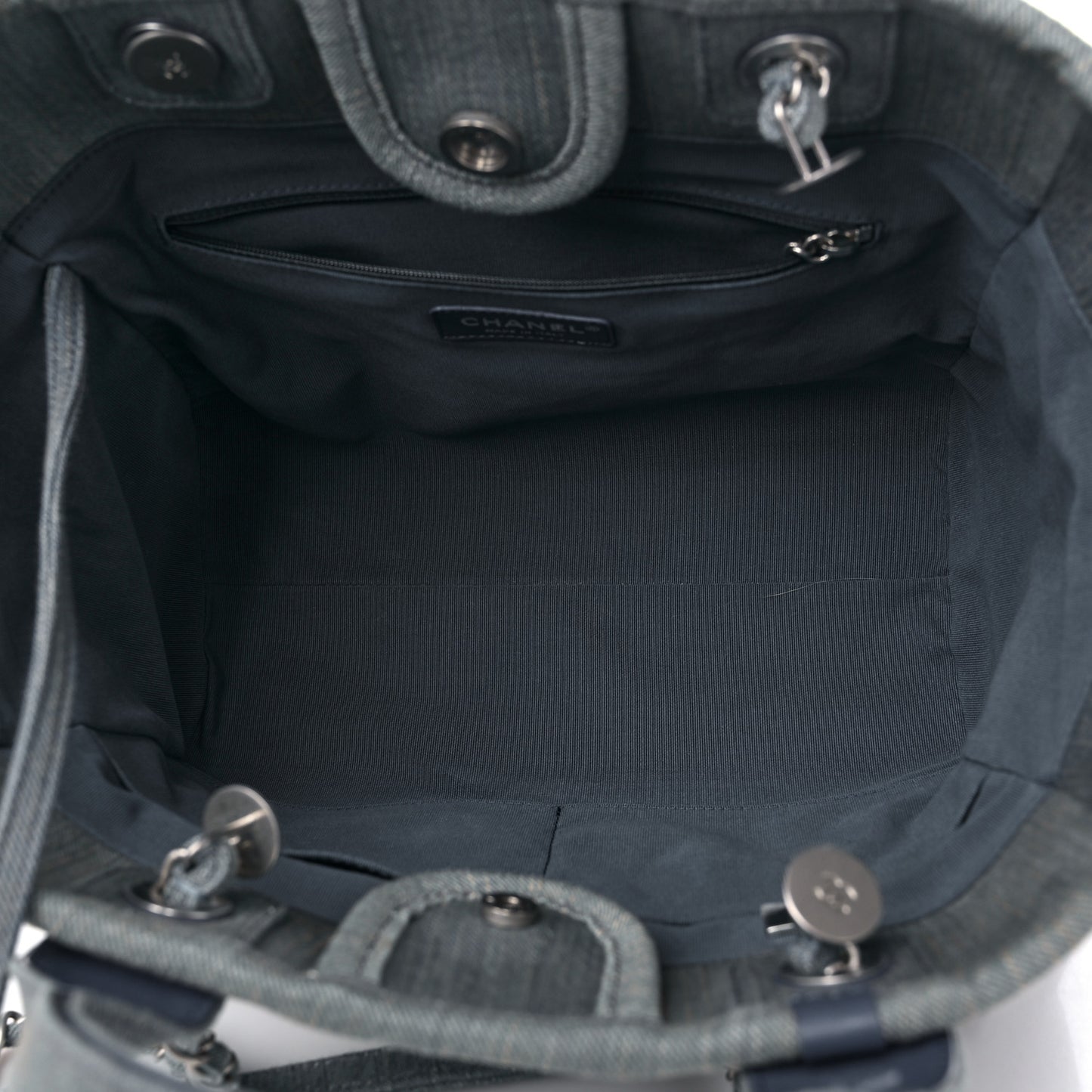 Denim Small Deauville Tote Light Blue