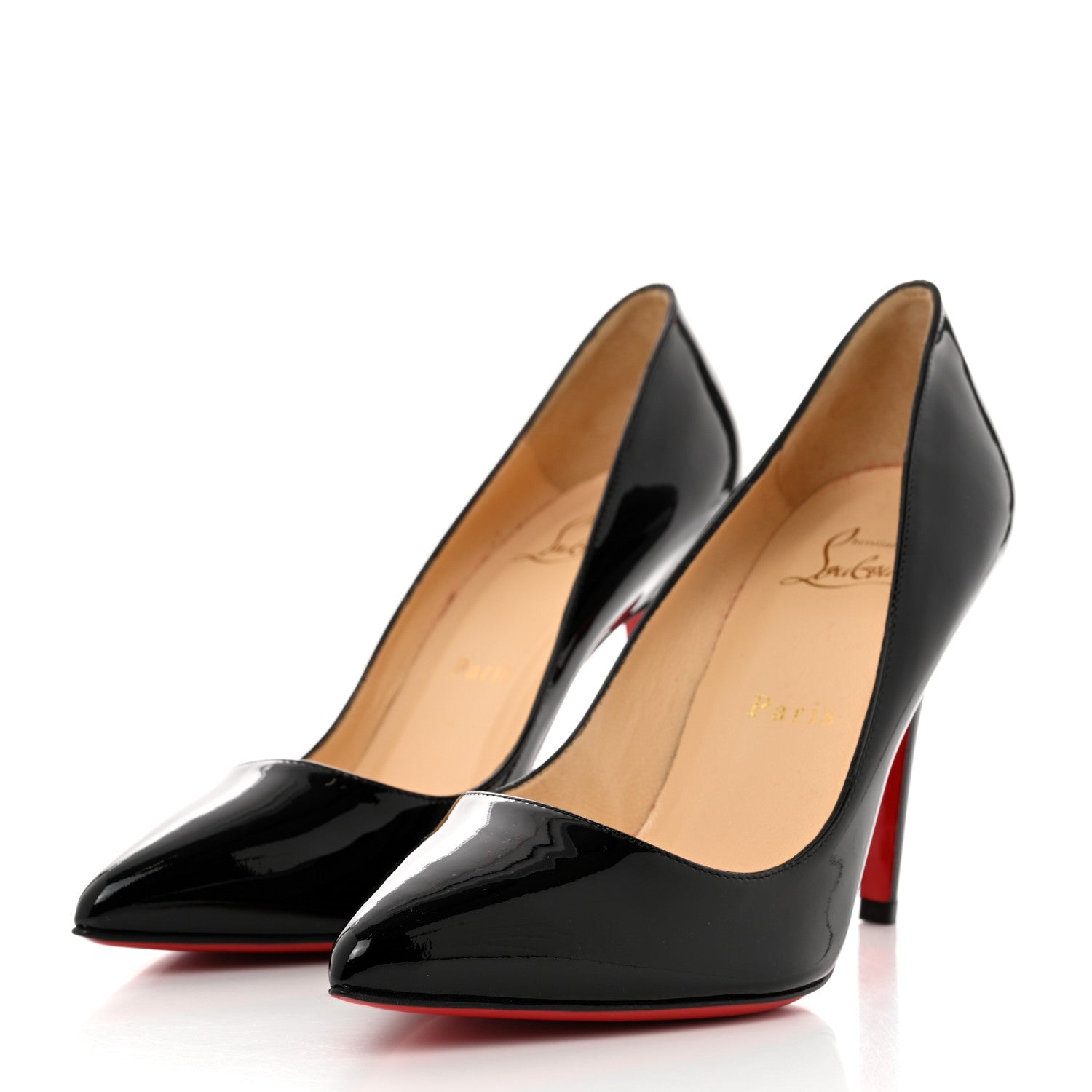 Christian Louboutin Patent Pigalle 100 Pumps 36.5 Black 3 of 8