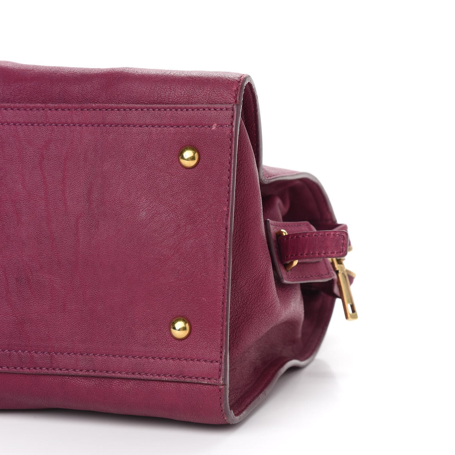 Sheepskin Medium Cabas ChYc Bag Black Cherry