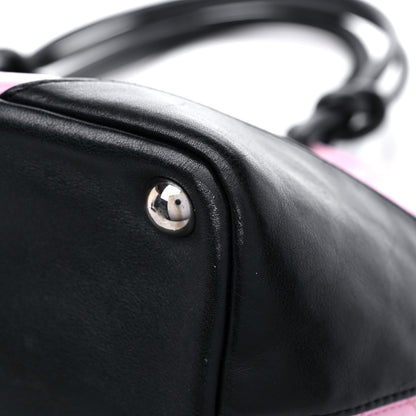 Chanel Calfskin Quilted Large Cambon Tote Pink Black 9 of 20