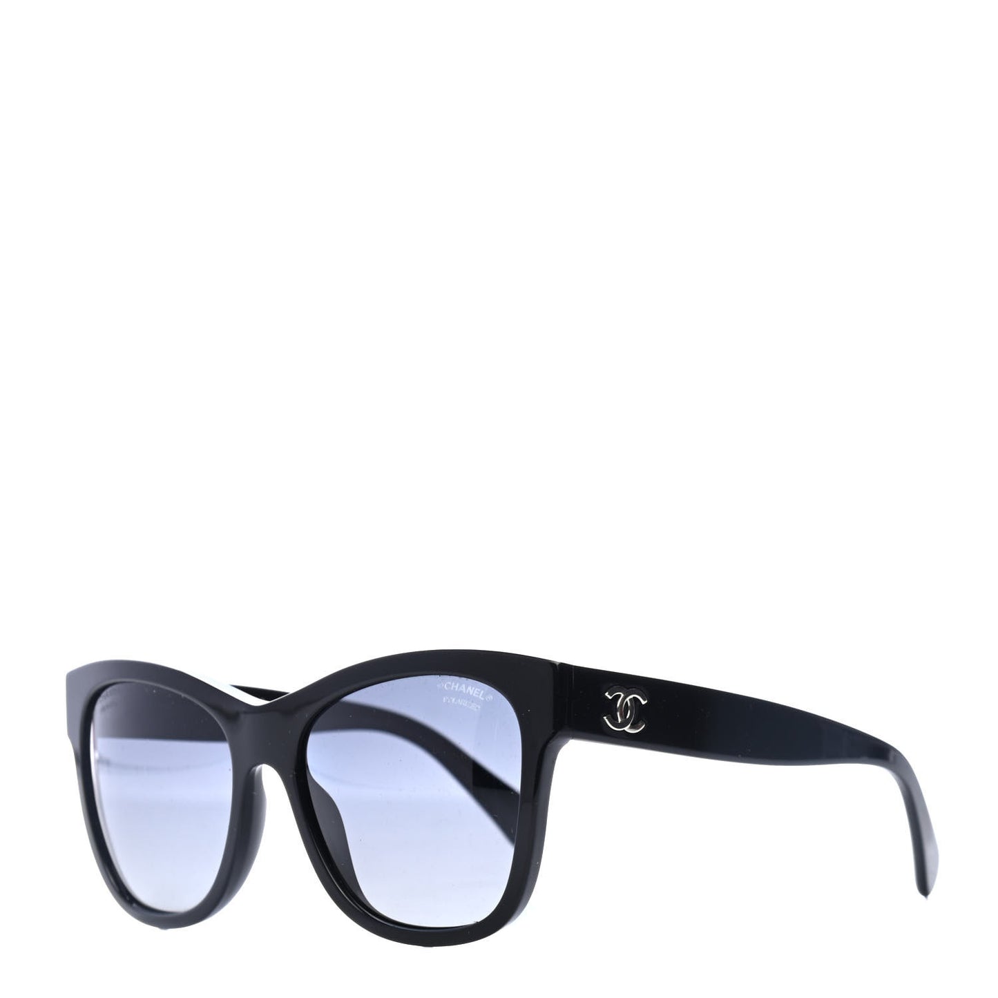 Acetate Polarized Square CC Sunglasses 5380 Black