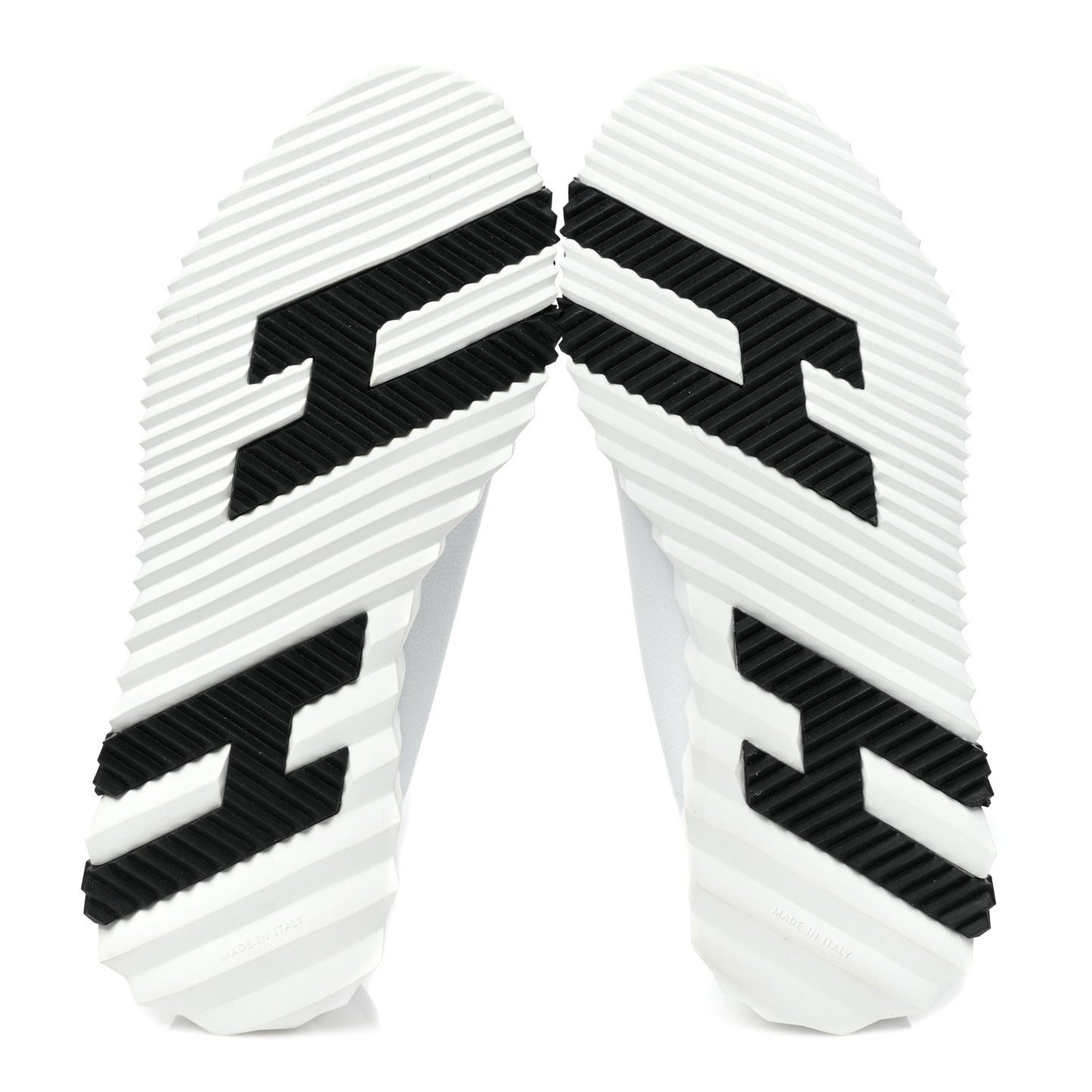 Goatskin Suede Goatskin Bouncing Sneakers 35.5 White Black