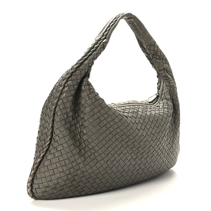 Bottega Veneta Nappa Intrecciato Medium Veneta Hobo Grey 2 of 9