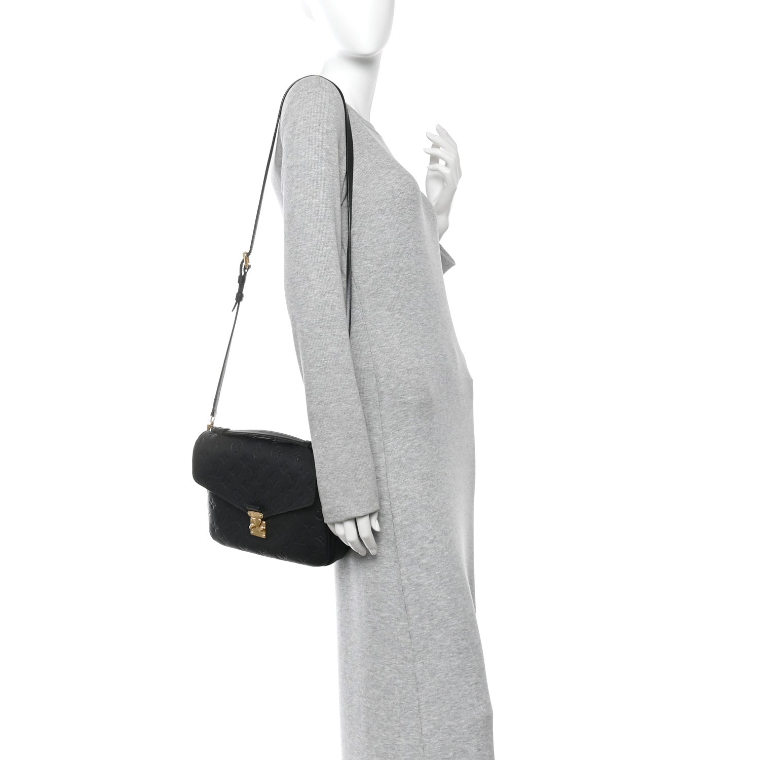 Louis Vuitton Empreinte Pochette Metis Black 2 of 10
