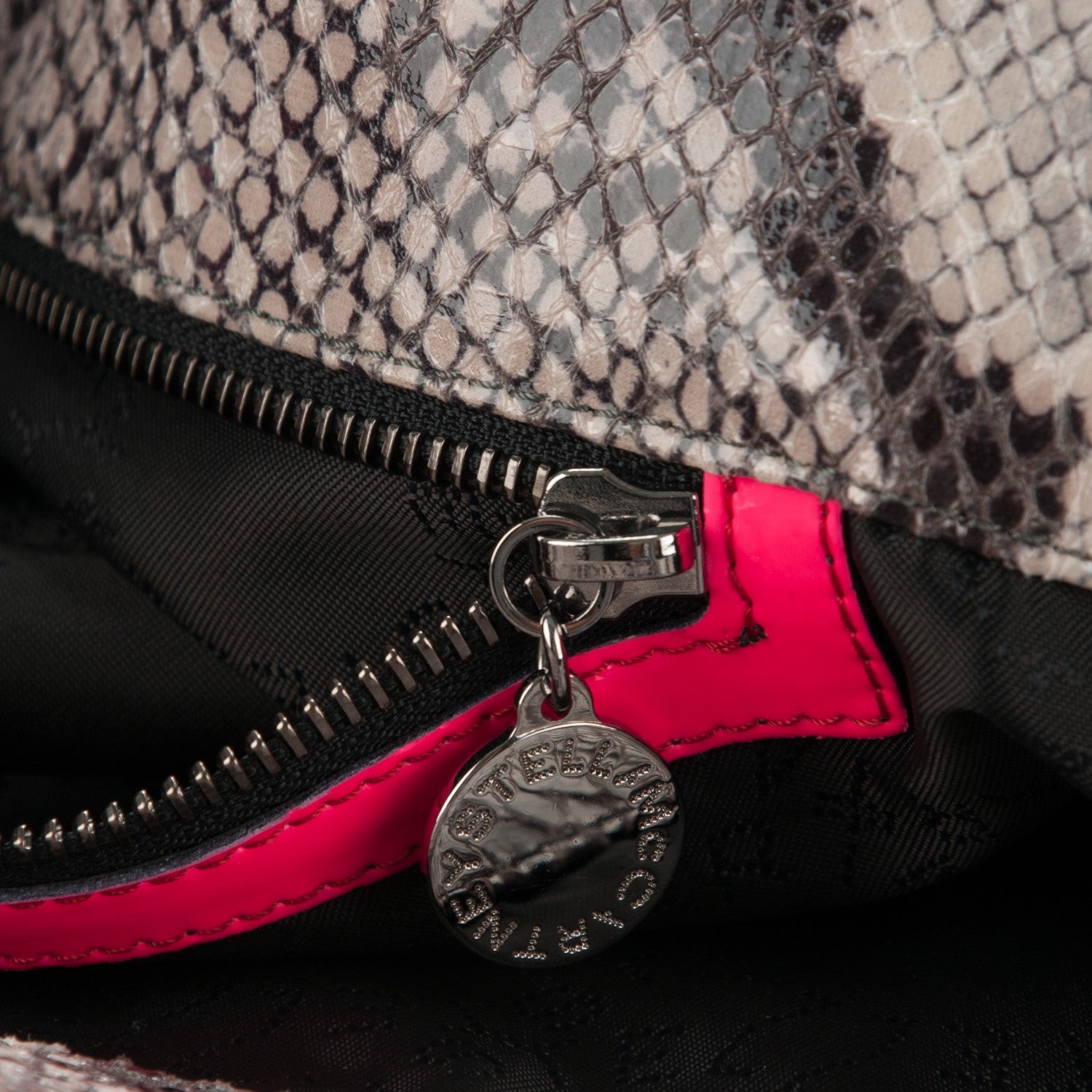 Stella McCartney Eco Python Big Falabella Tote Grey 7 of 10
