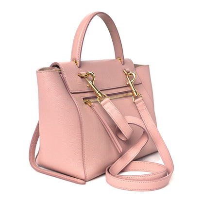 Celine Grained Calfskin Micro Belt Bag Vintage Pink 3 of 12