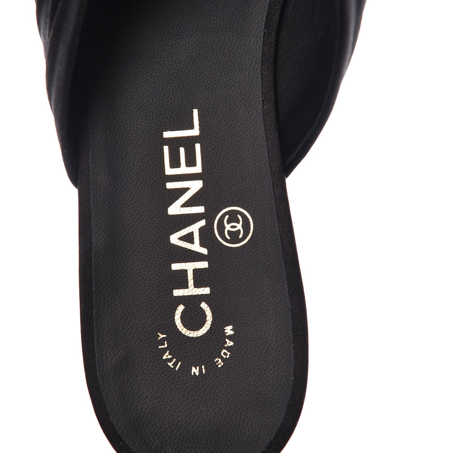 Satin Bow Mules 38 Black