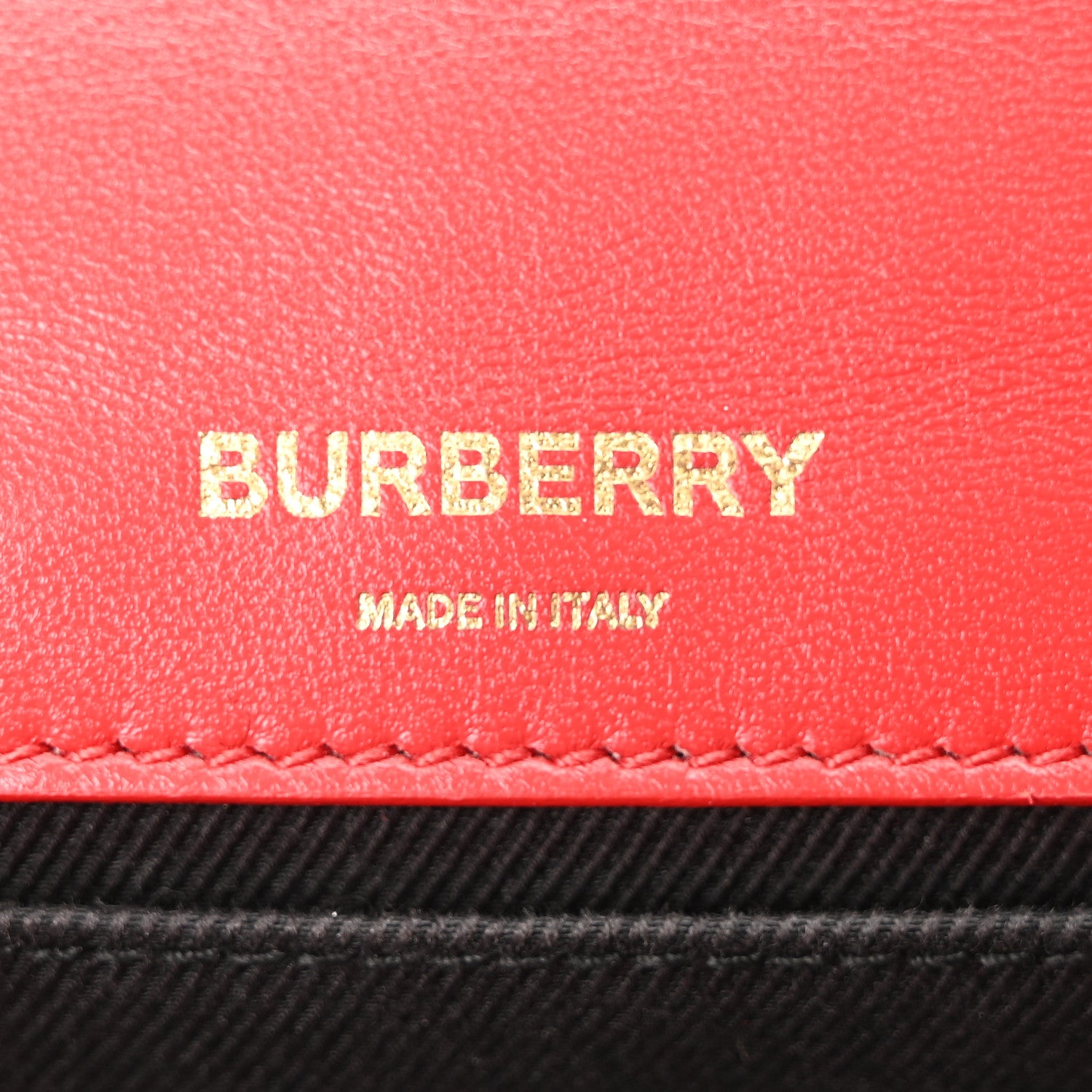 Burberry Lambskin Quilted Mini Lola Bag Bright Red 1812006