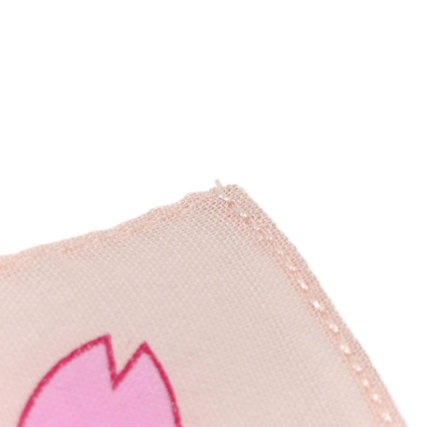 Cotton Monogram Cherry Blossom Square Scarf Pink
