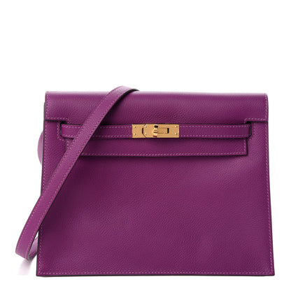 Hermes Evercolor Kelly Danse II Belt Bag Anemone 1 of 13