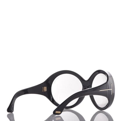 Tom Ford Ali Oversized Round Sunglasses TF0221 Black 4 of 9