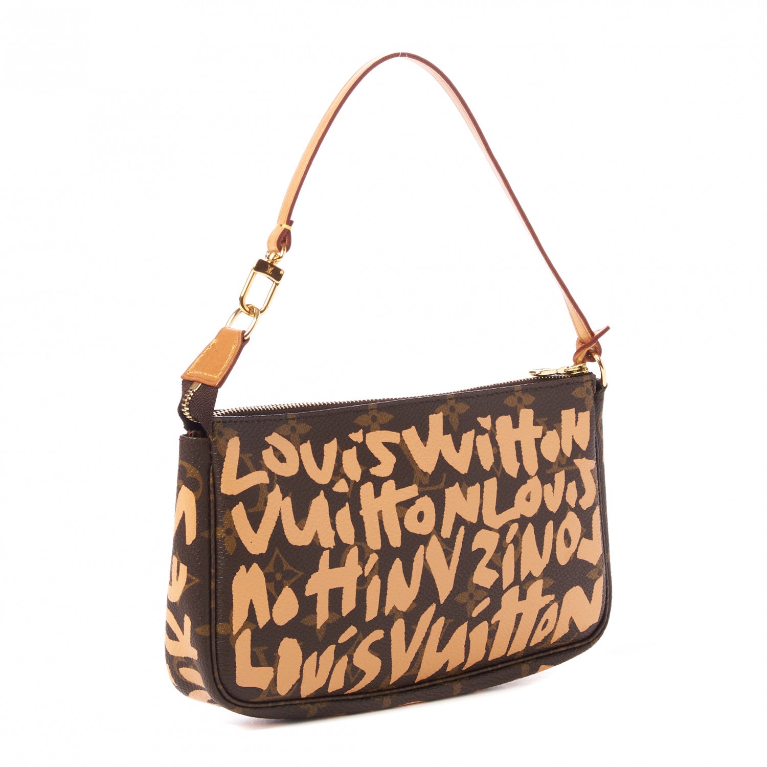 Louis Vuitton Monogram Graffiti Pochette Accessories Peach 3 of 8
