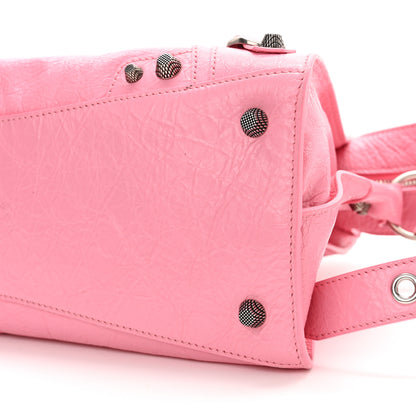 Balenciaga Agneau Arena Small Neo Cagole City Handbag Sweet Pink 11 of 12