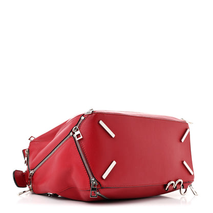 Loewe Calfskin Zipper Puzzle Bag Red 4 of 10