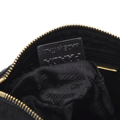 Prada Tessuto Nylon Shoulder Bag Black 7 of 11