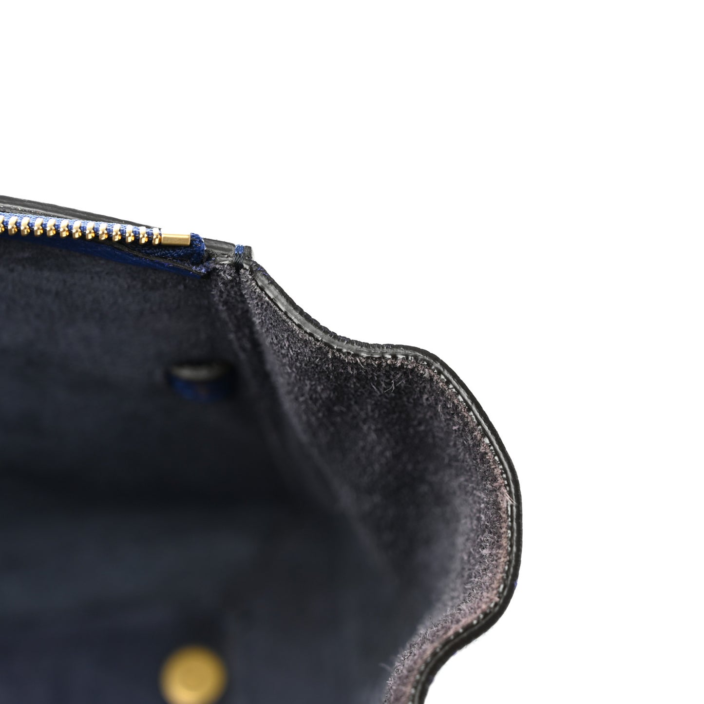 Grained Calfskin Mini Belt Bag Indigo