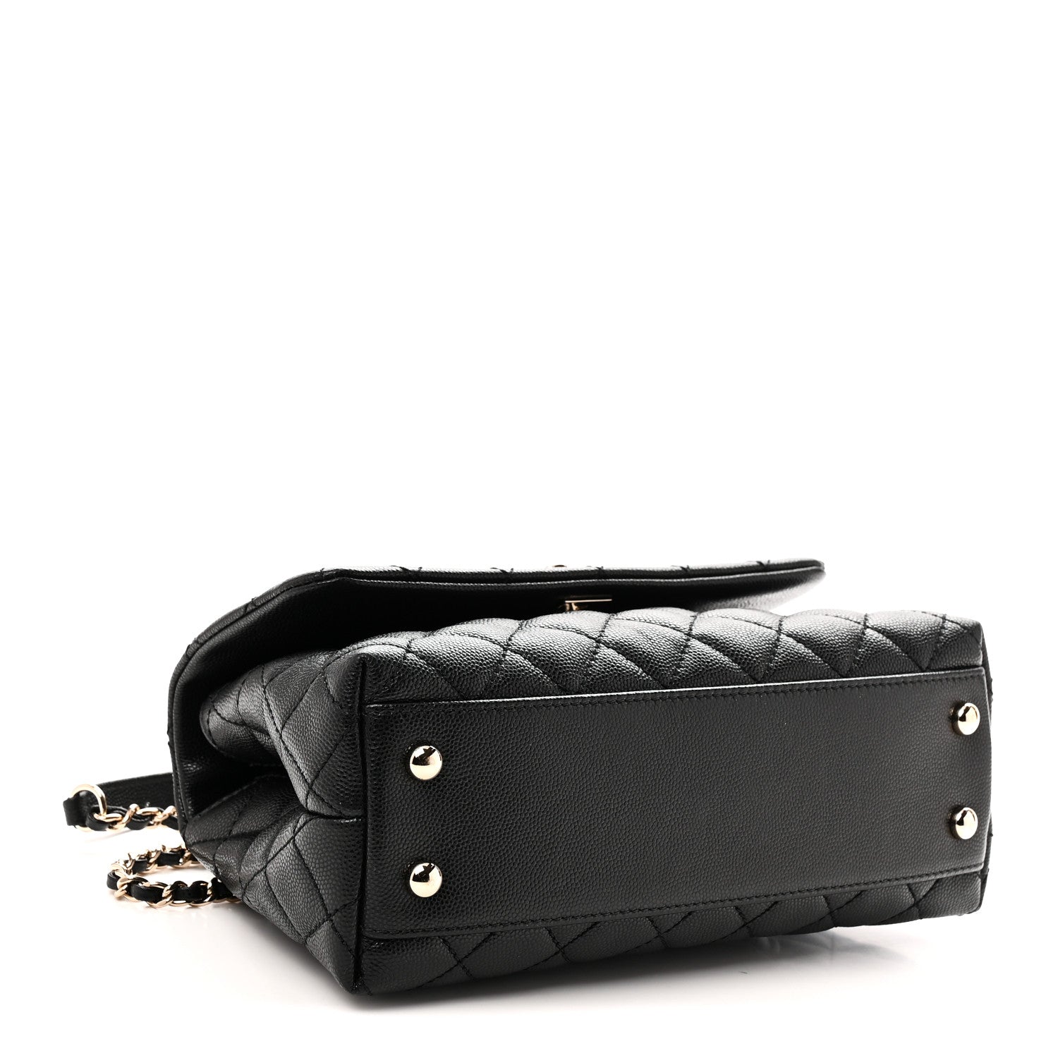 Chanel Caviar Quilted Mini Coco Handle Flap Black 4 of 11