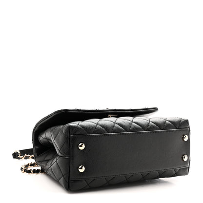 Chanel Caviar Quilted Mini Coco Handle Flap Black 4 of 11