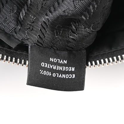 Prada Re-Nylon Quilted Padded Flap Shoulder Bag Black 7 of 10