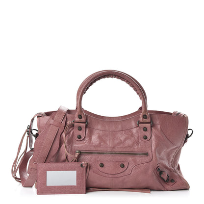 Balenciaga Agneau Classic Hardware Part Time Rose Bruyere 1 of 9