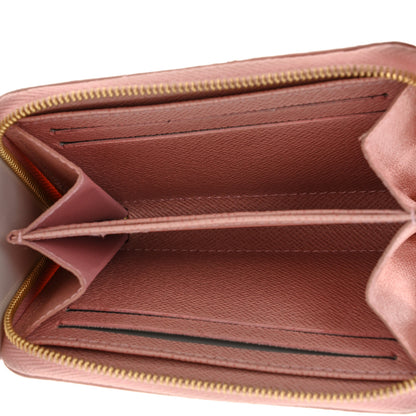 Louis Vuitton Damier Azur Zippy Coin Purse Rose Ballerine 5 of 7