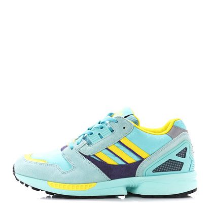 Gucci X ADIDAS Suede Madeira Nylon Jacquard GG Monogram Womens ZX8000 Sneakers 6.5 Aqua 1 of 9