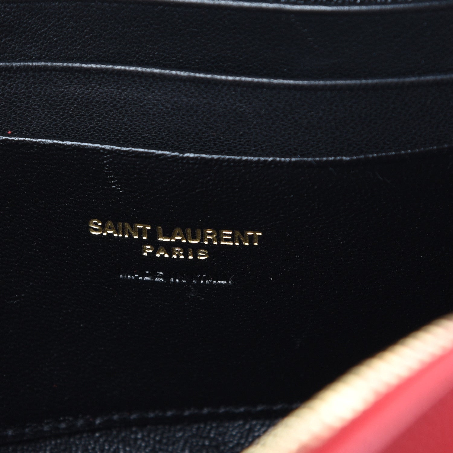 Saint Laurent Grain De Poudre Matelasse Monogram Mini Lou Camera Bag Eros Red 5 of 10
