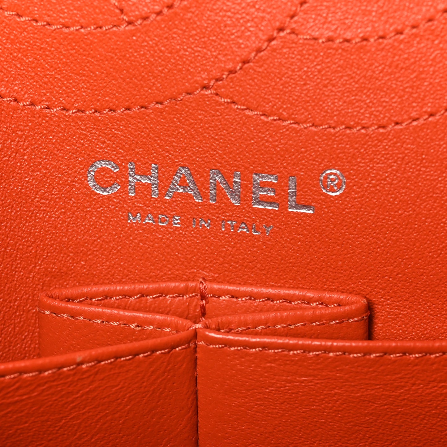 Patent Caviar Quilted 2.55 Reissue 225 Flap Orange
