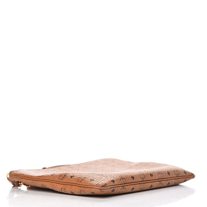 MCM Visetos Medium Crossbody Pouch Cognac 4 of 14
