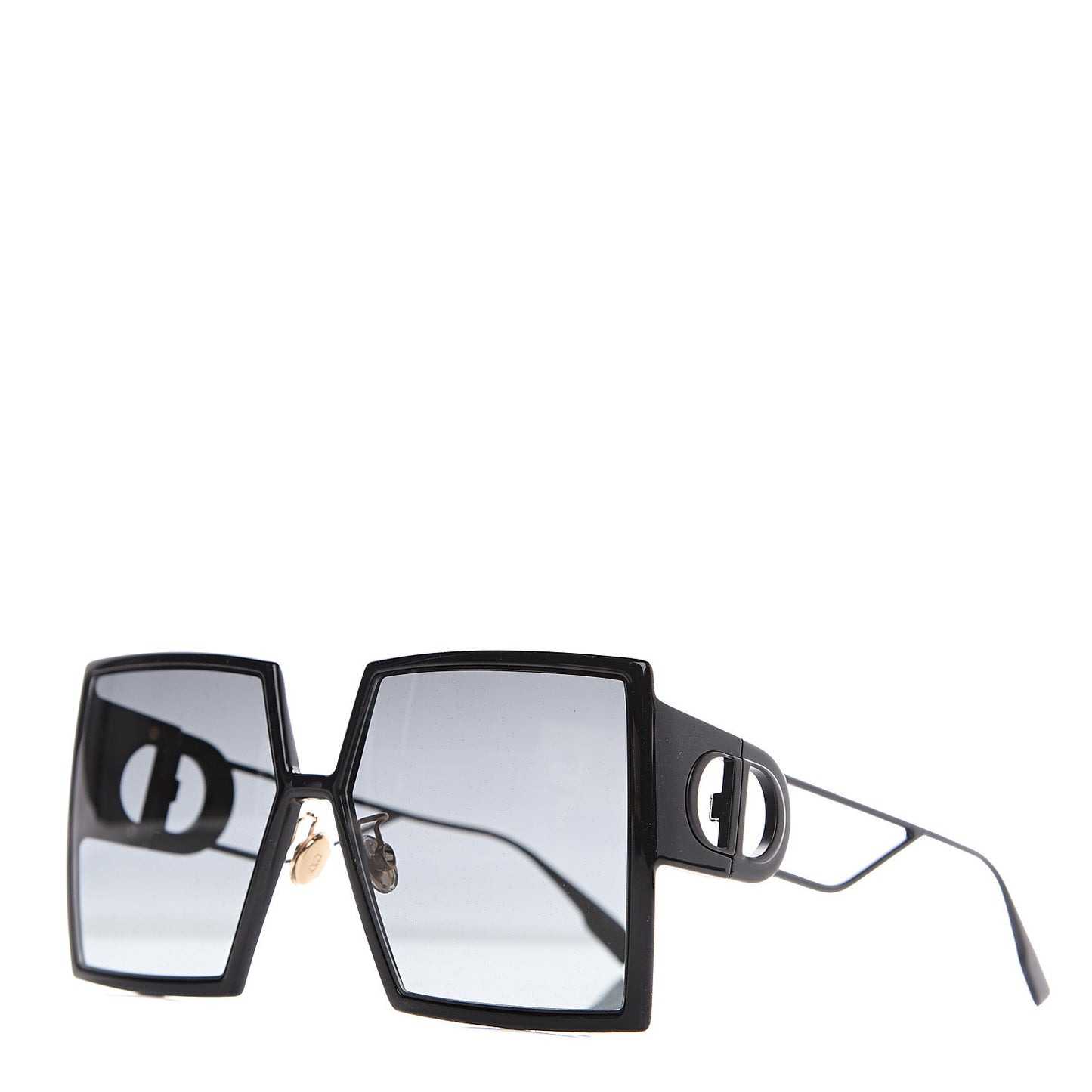 Square 30 Montaigne Sunglasses Black