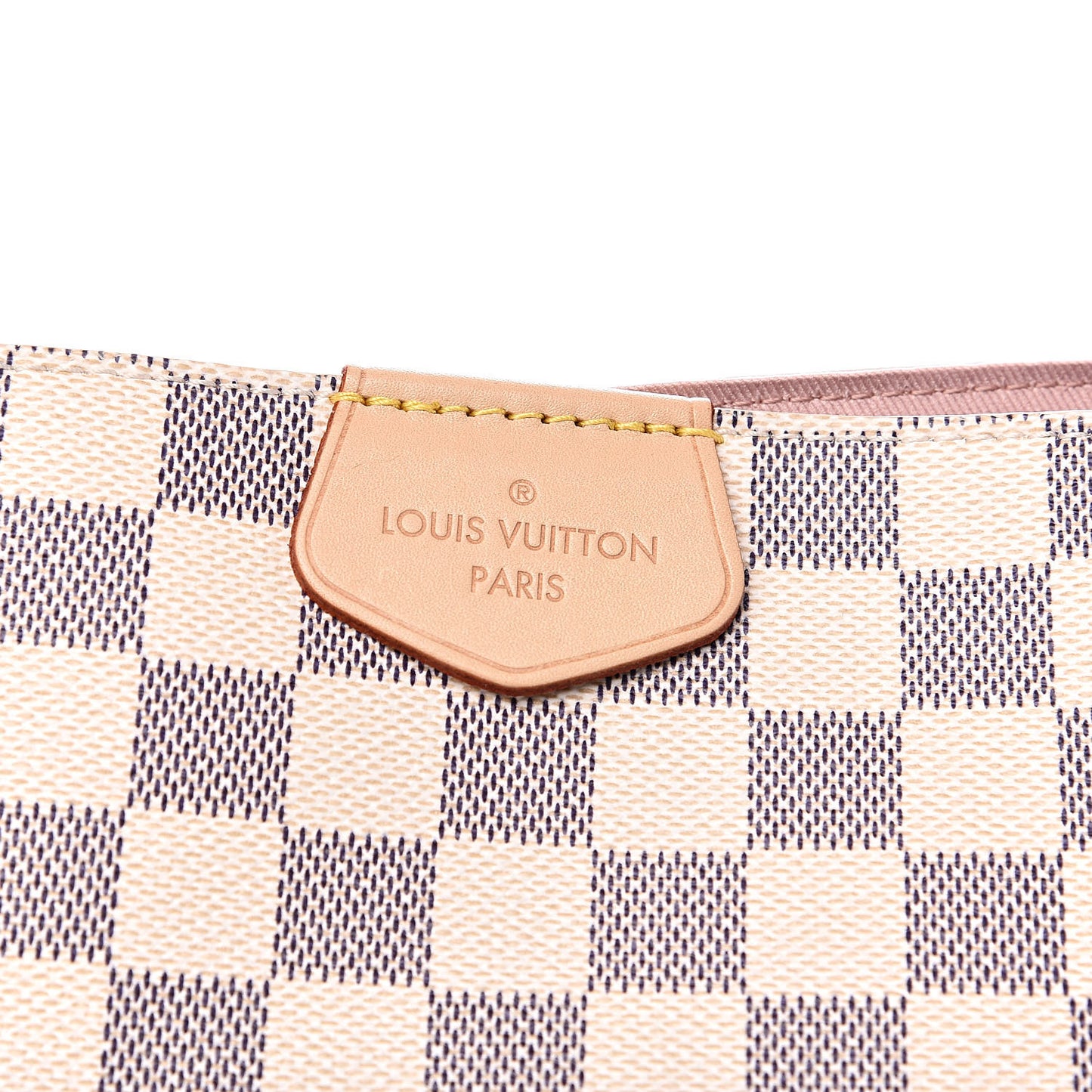 Damier Azur Graceful MM Rose Ballerine