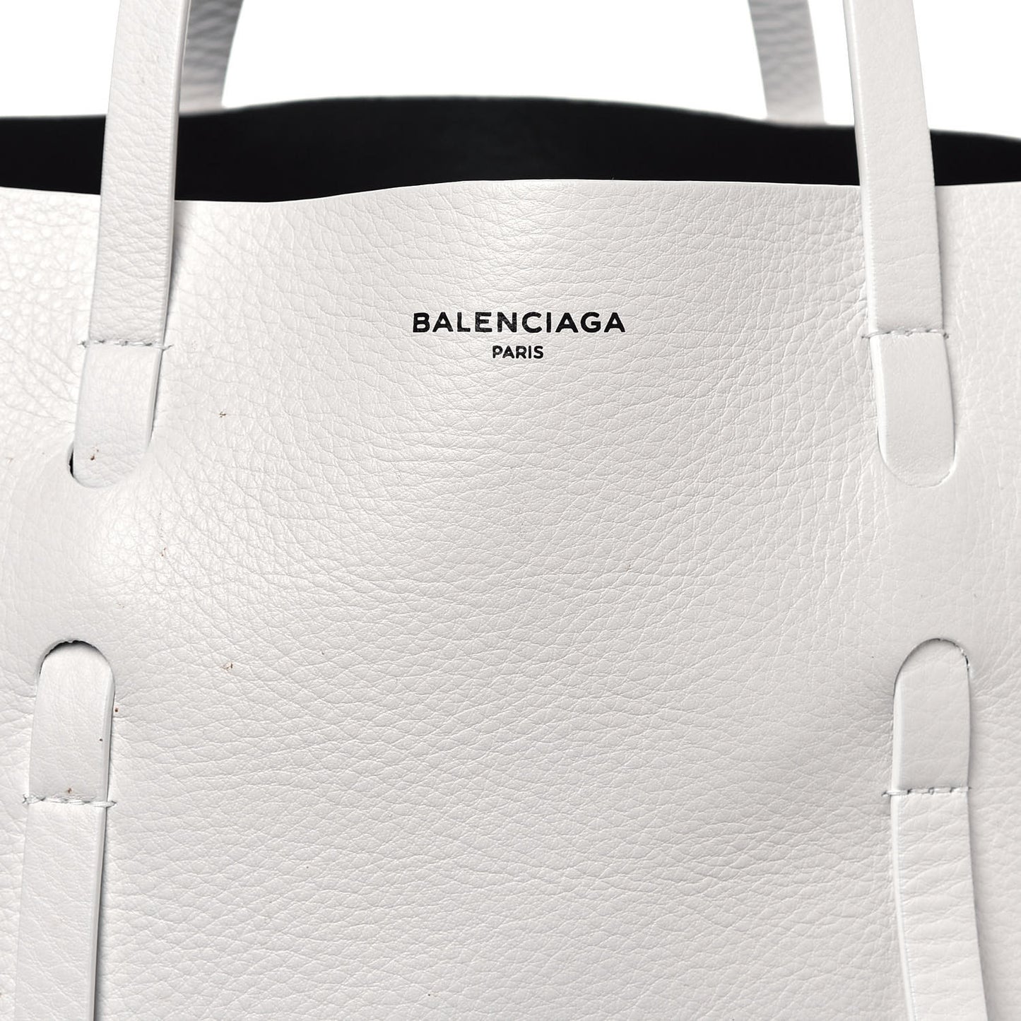 Veau Baltimore Double Sided Small Everyday Tote Optic White Black