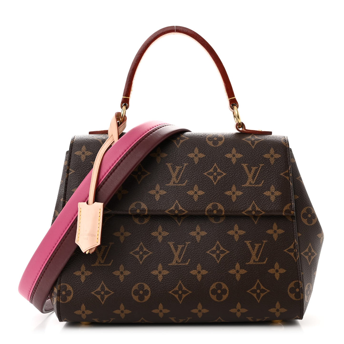 Monogram Cluny BB Bordeaux Fuchsia