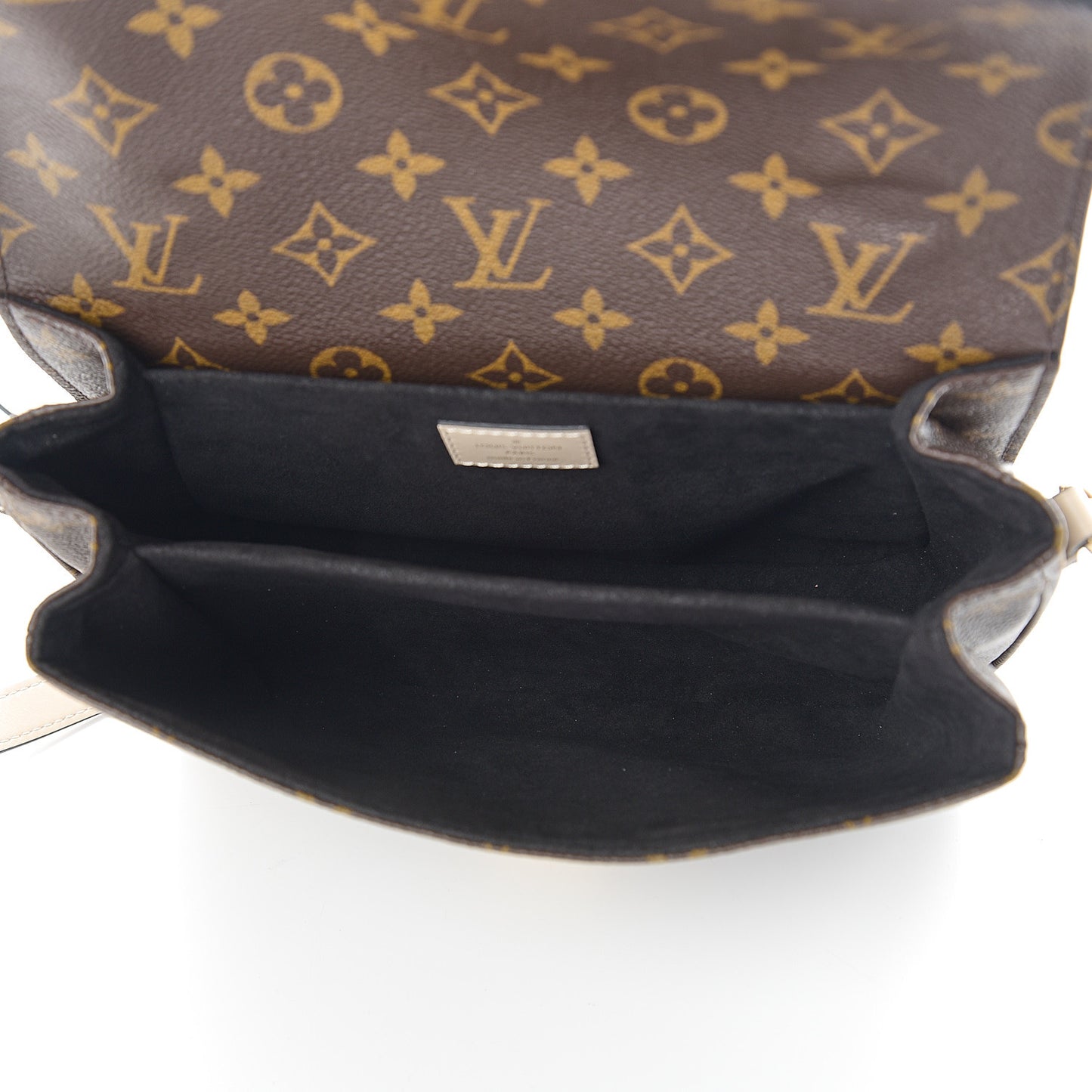 Monogram Braided Pochette Metis Creme Beige