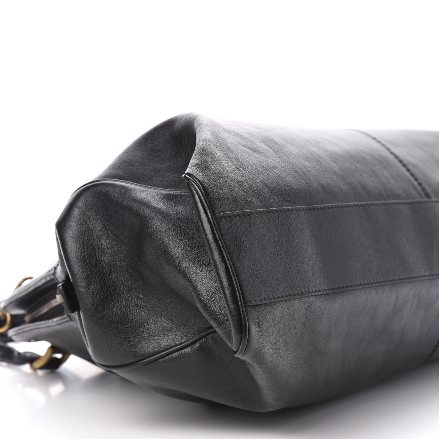 Calfskin XL Re(Belle) Top Handle Bag Black