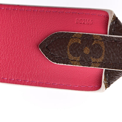 Louis Vuitton Monogram Bandouliere Shoulder Strap Hot Pink 4 of 5
